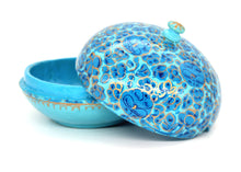 Load image into Gallery viewer, Artezen Small Chapeau – Blue Luxury Trinket Gift Box - ärtɘzɘn