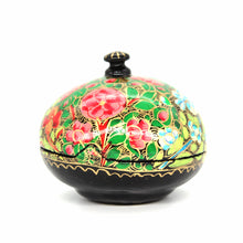 Load image into Gallery viewer, Mini Floral Chapeau Paper Mache Luxury Trinket Gift Decorative Wedding Favour Box - ärtɘzɘn