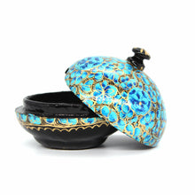 Load image into Gallery viewer, Mini Floral Chapeau Paper Mache Luxury Trinket Gift Decorative Wedding Favour Box - ärtɘzɘn