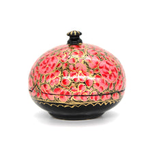 Load image into Gallery viewer, Mini Floral Chapeau Paper Mache Luxury Trinket Gift Decorative Wedding Favour Box - ärtɘzɘn
