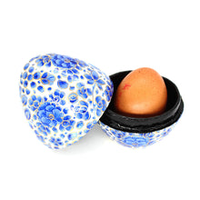 Load image into Gallery viewer, Paper Mache Easter Egg Gift Box Trinket Packaging Jewellery Presentation Decorative + Gold Foiled Wrapped Milk Chocolate Balls