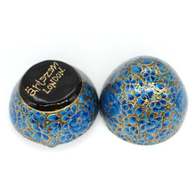 Load image into Gallery viewer, Paper Mache Easter Egg Gift Box Trinket Packaging Jewellery Presentation Decorative + Gold Foiled Wrapped Milk Chocolate Balls