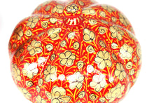 Load image into Gallery viewer, Small Red Umbra Paper Mache Luxury Trinket Gift Decorative Box - ärtɘzɘn