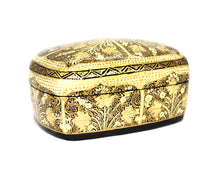 Load image into Gallery viewer, Paulo Black & Gold Gifting Trinket Jewellery Presentation Decorative Box