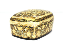 Load image into Gallery viewer, Paulo Black & Gold Gifting Trinket Jewellery Presentation Decorative Box