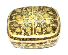 Load image into Gallery viewer, Paulo Black & Gold Gifting Trinket Jewellery Presentation Decorative Box