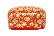 Load image into Gallery viewer, Paulo Red & Gold Gifting Trinket Jewellery Presentation Decorative Box