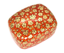 Load image into Gallery viewer, Paulo Red & Gold Gifting Trinket Jewellery Presentation Decorative Box