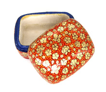 Load image into Gallery viewer, Paulo Red & Gold Gifting Trinket Jewellery Presentation Decorative Box