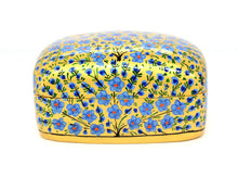 Load image into Gallery viewer, Paulo Blue & Gold Gifting Trinket Jewellery Presentation Decorative Box