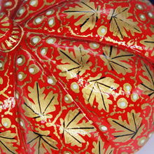 Load image into Gallery viewer, Paper Mache Small Umbra Red Trinket Gifting Decorative Jewellery Storage Box + Gold Foiled Wrapped Milk Chocolate Balls