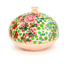 Load image into Gallery viewer, Artezen Small Chapeau – Pink Floral Luxury Trinket Gift Box - ärtɘzɘn