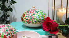 Load image into Gallery viewer, Small Floral Chapeau Paper Mache Luxury Trinket Jewellery Gift Decorative Box
