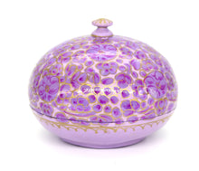 Load image into Gallery viewer, Artezen Small Chapeau – Purple Luxury Trinket Gift Box - ärtɘzɘn
