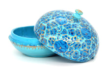 Load image into Gallery viewer, Artezen Small Chapeau – Blue Luxury Trinket Gift Box - ärtɘzɘn
