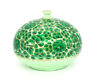 Artezen Small Chapeau – Green Luxury Trinket Gift Box - ärtɘzɘn