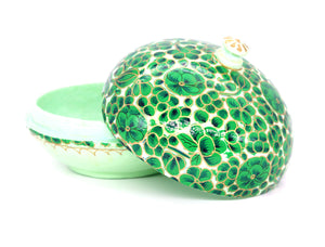 Artezen Small Chapeau – Green Luxury Trinket Gift Box - ärtɘzɘn