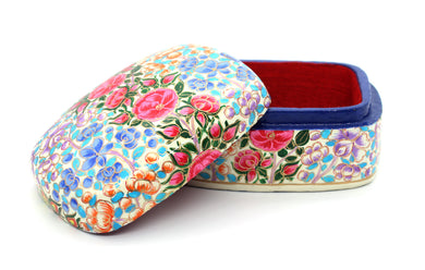 Paulo Floral Gifting Box | Trinket | Packaging | Jewellery | Presentation | Decorative | Multi Utility | Unique Home Accent - ärtɘzɘn