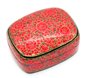 Paulo Red & Gold Gifting Trinket Jewellery Presentation Decorative Box - ärtɘzɘn