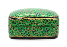 Load image into Gallery viewer, Paulo Green &amp; Gold Gifting Trinket Jewellery Presentation Decorative Box - ärtɘzɘn

