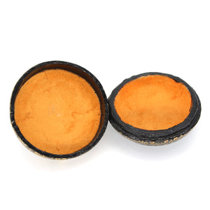 Small Gold Chapeau Paper Mache Luxury Trinket Jewellery Gift Decorative Box - ärtɘzɘn