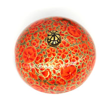 Load image into Gallery viewer, Paper Mache Mini Chapeau Red Trinket Gifting Decorative Jewellery Storage Box
