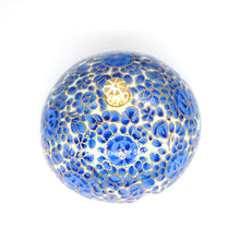 Load image into Gallery viewer, Paper Mache Mini Chapeau Blue Trinket Gifting Decorative Jewellery Storage Box
