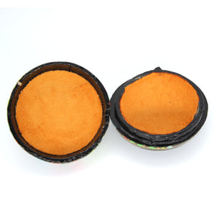 Small Floral Chapeau Paper Mache Luxury Trinket Jewellery Gift Decorative Box - ärtɘzɘn