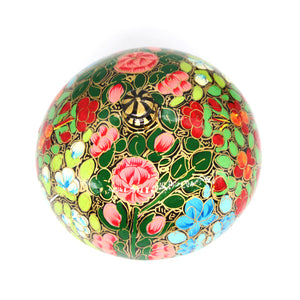 Paper Mache Mini Chapeau Floral Trinket Gifting Decorative Jewellery Storage Box