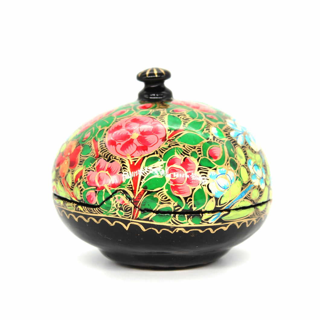 Mini Floral Chapeau Paper Mache Luxury Trinket Gift Decorative Wedding Favour Box - ärtɘzɘn