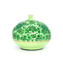 Load image into Gallery viewer, Paper Mache Mini Chapeau Green Trinket Gifting Decorative Jewellery Storage Box

