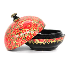 Load image into Gallery viewer, Mini Floral Chapeau Paper Mache Luxury Trinket Gift Decorative Wedding Favour Box - ärtɘzɘn
