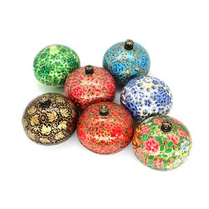 Mini Floral Chapeau Paper Mache Luxury Trinket Gift Decorative Wedding Favour Box - ärtɘzɘn