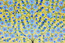 Load image into Gallery viewer, Kashmir Paper Mache Planus Blue &amp; Gold Trinket Gift Decorative Jewellery Box
