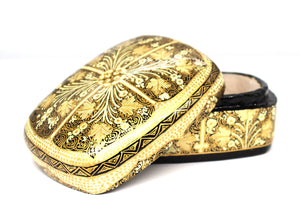 Paulo Black & Gold Gifting Trinket Jewellery Presentation Decorative Box