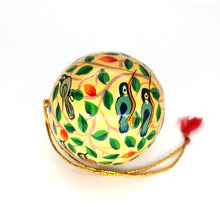 Load image into Gallery viewer, Assorted Colours Paper Mache Christmas Bauble – 3&quot; Luxury Handmade &amp; Hand Painted Decorative Ornamental Hanging Christmas Ball
