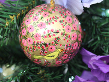 Load image into Gallery viewer, Assorted Colours Paper Mache Christmas Bauble – 3&quot; Luxury Handmade &amp; Hand Painted Decorative Ornamental Hanging Christmas Ball
