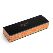 Load image into Gallery viewer, Artezen Tenues – Orange, Gold &amp; Black Luxury Trinket Gift Box - ärtɘzɘn
