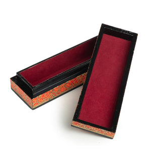 Artezen Tenues – Orange, Gold & Black Luxury Trinket Gift Box - ärtɘzɘn