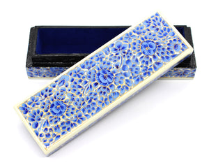 Artezen Tenues – Blue & White Luxury Trinket Gift Box - ärtɘzɘn