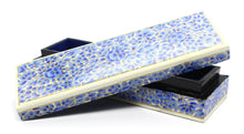Load image into Gallery viewer, Artezen Tenues – Blue &amp; White Luxury Trinket Gift Box - ärtɘzɘn
