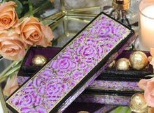 Load image into Gallery viewer, Artezen Tenues – Purple Luxury Trinket Gift Box - ärtɘzɘn
