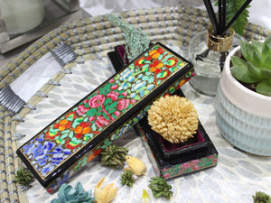 Artezen Tenues – Floral Multicoloured Luxury Trinket Gift Box - ärtɘzɘn