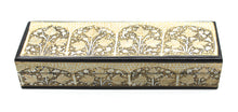 Load image into Gallery viewer, Artezen Tenues – Gold, Black &amp; White Luxury Trinket Gift Box - ärtɘzɘn
