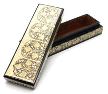 Load image into Gallery viewer, Artezen Tenues – Gold, Black &amp; White Luxury Trinket Gift Box - ärtɘzɘn
