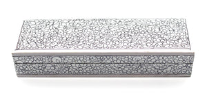 Artezen Tenues – Silver Swirl Luxury Trinket Gift Box - ärtɘzɘn