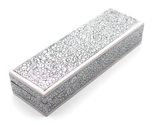 Load image into Gallery viewer, Artezen Tenues – Silver Swirl Luxury Trinket Gift Box - ärtɘzɘn

