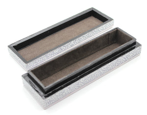 Artezen Tenues – Silver Swirl Luxury Trinket Gift Box - ärtɘzɘn