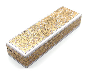 Artezen Tenues – Gold Swirl Luxury Trinket Gift Box - ärtɘzɘn