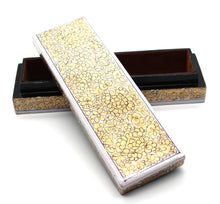 Load image into Gallery viewer, Artezen Tenues – Gold Swirl Luxury Trinket Gift Box - ärtɘzɘn
